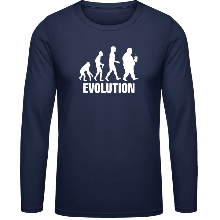 Man Evolution T-shirt à manches longues contain pic