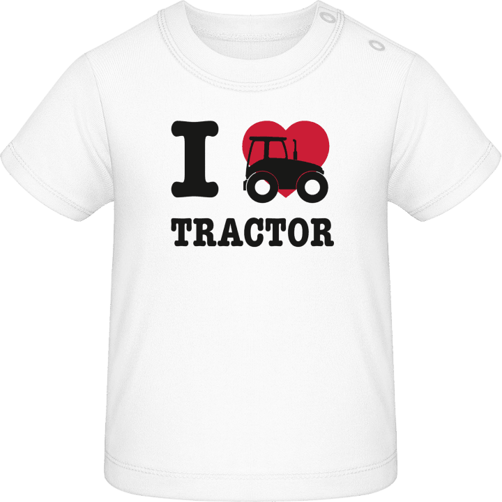 I Love Tractors Baby T-skjorte 0 image
