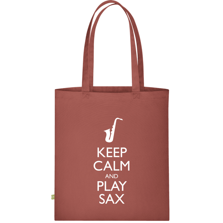 Keep Calm And Play Sax Stoffen tas contain pic