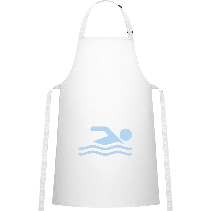 Swimmer Icon Delantal de cocina contain pic