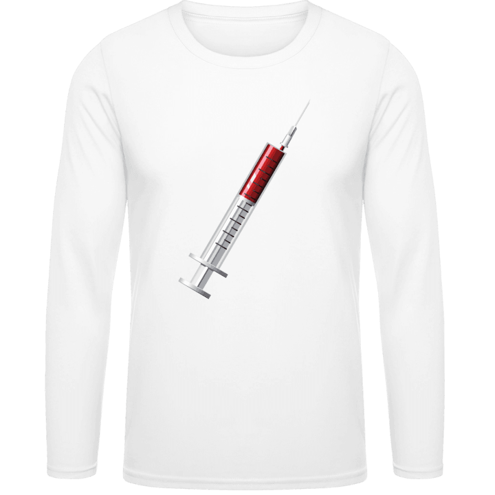 Blood Injection T-shirt à manches longues contain pic