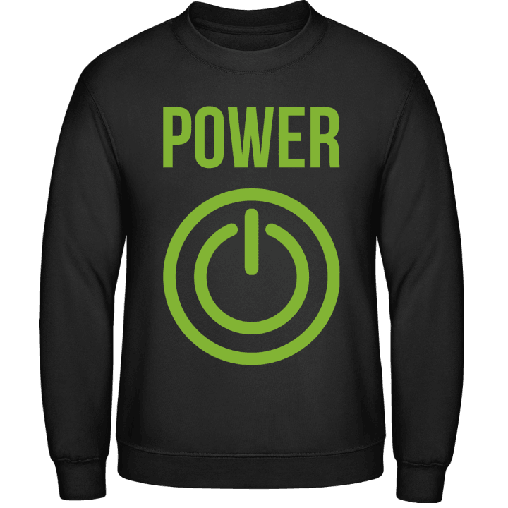 Power Button Sweatshirt contain pic