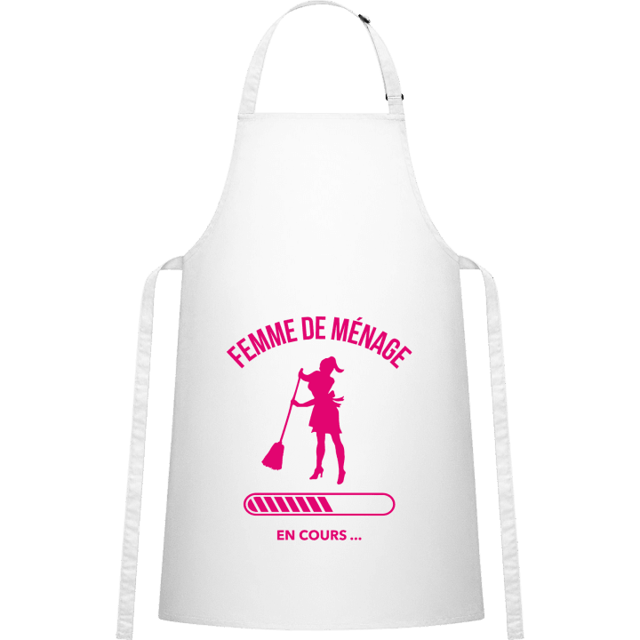 Femme de ménage en cours Delantal de cocina contain pic