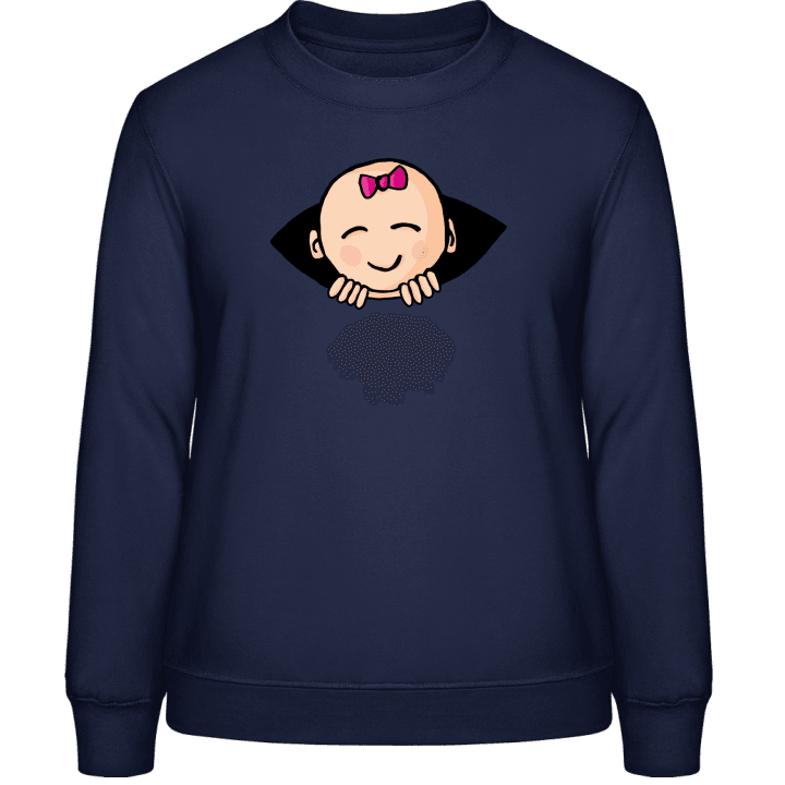 Baby Girl On Board Comic Frauen Sweatshirt 0 image