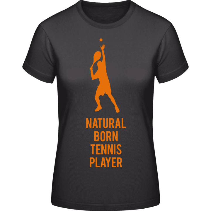 Natural Born Tennis Player Frauen T-Shirt contain pic