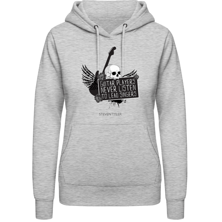 Guitar Players Never Listen Vrouwen Hoodie contain pic
