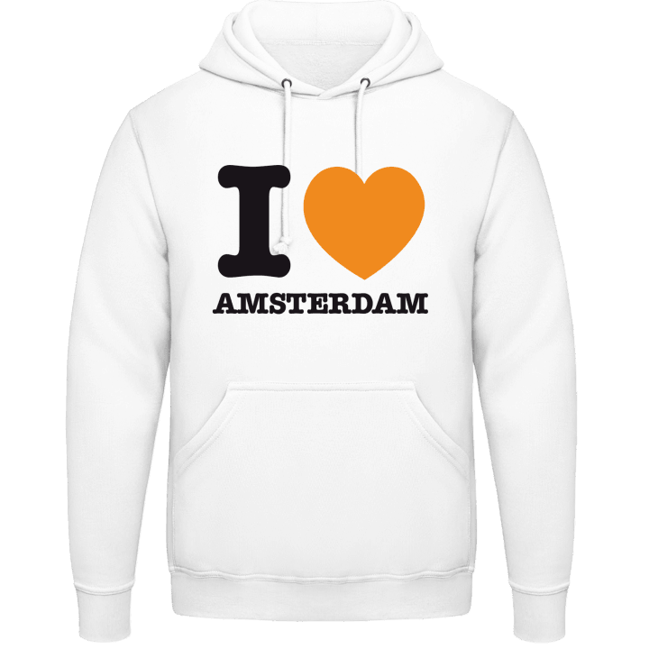 I Love Amsterdam Felpa con cappuccio contain pic