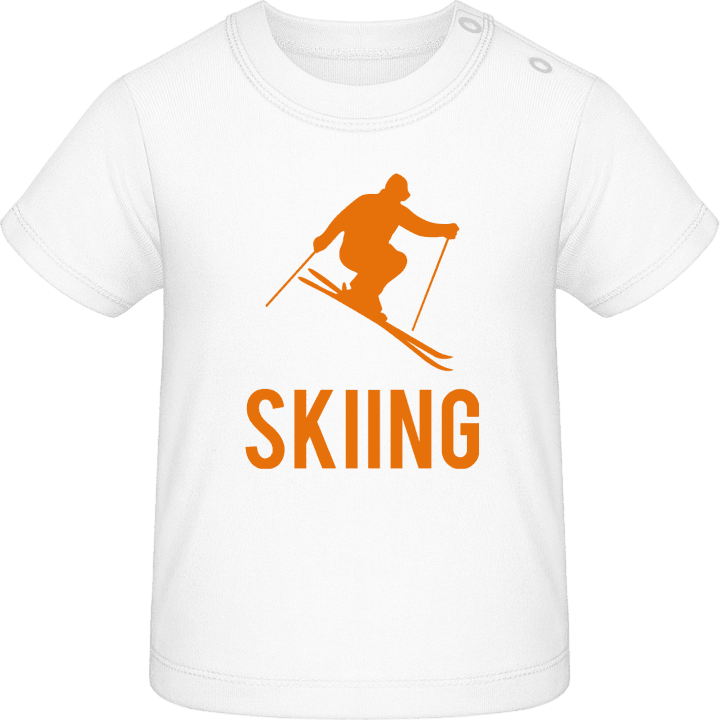 Skiing Logo Baby T-skjorte contain pic