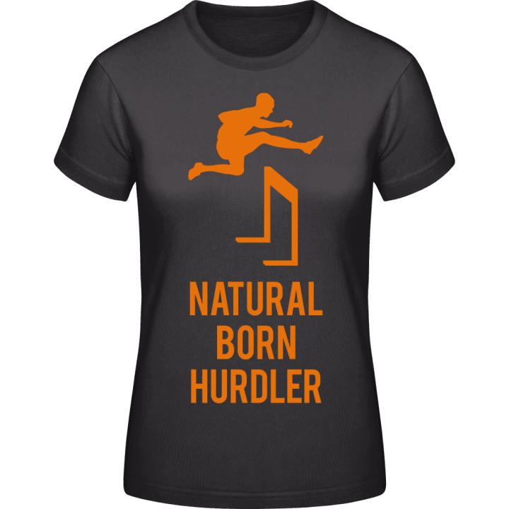 Natural Born Hurdler T-skjorte for kvinner contain pic