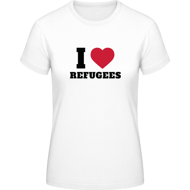 I Love Refugees Frauen T-Shirt 0 image