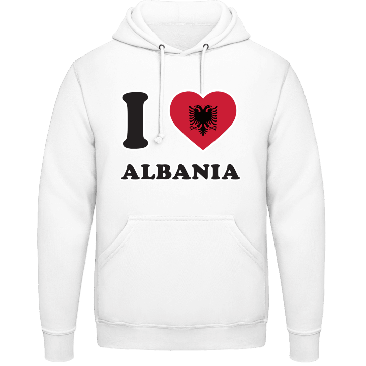I Love Albania Hættetrøje 0 image