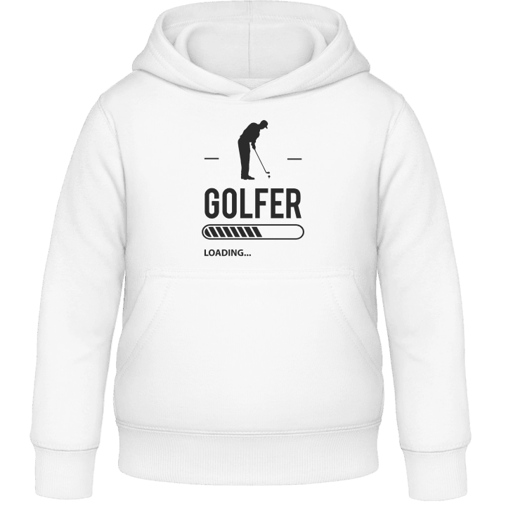Golfer Loading Kinder Kapuzenpulli contain pic