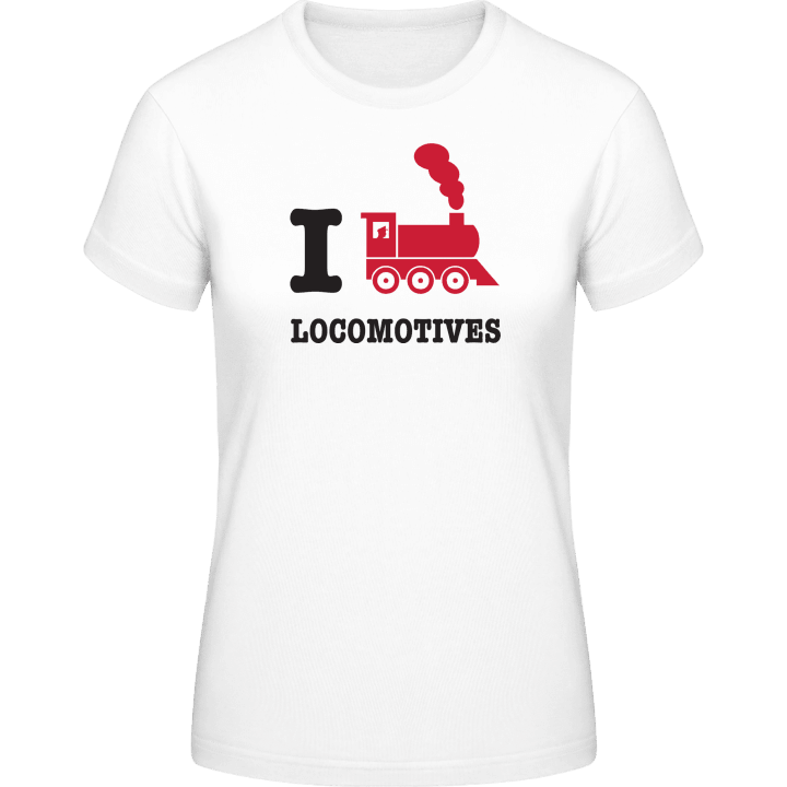 I Love Locomotives T-shirt för kvinnor 0 image