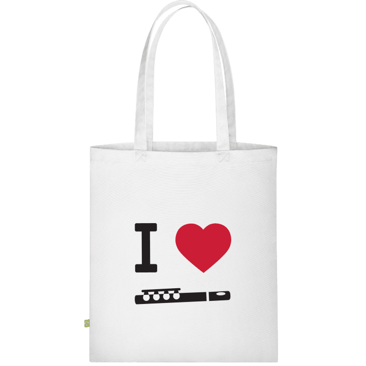 I Heart Flute Stofftasche contain pic