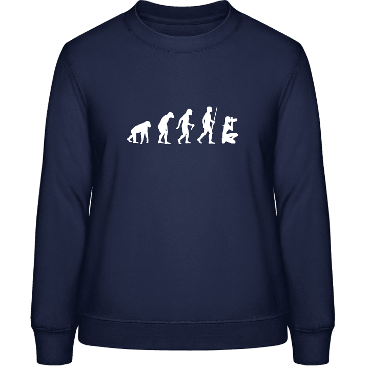 Female Photographer Evolution Sweatshirt för kvinnor contain pic
