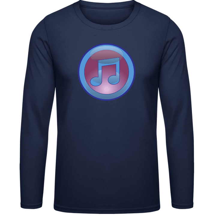 Music Superhero Logo Shirt met lange mouwen contain pic