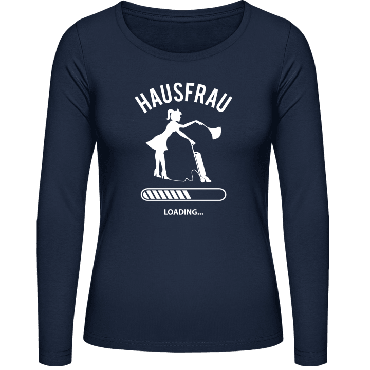 Hausfrau Loading T-shirt à manches longues pour femmes contain pic