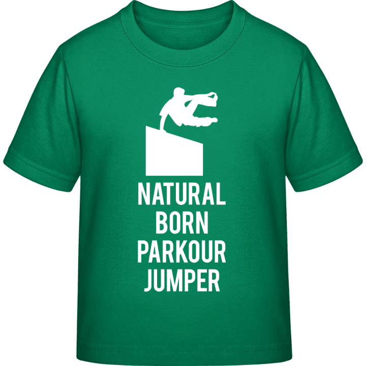 Natural Born Parkour Jumper Maglietta per bambini contain pic