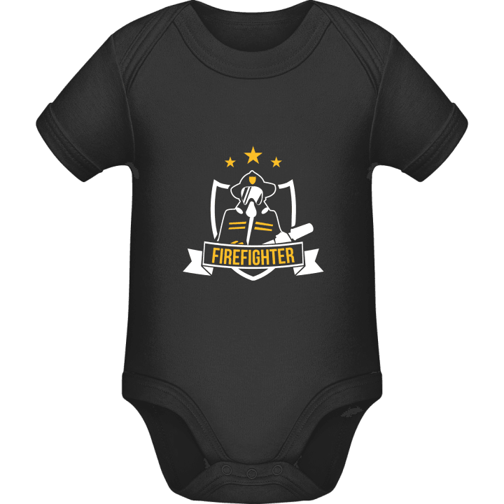 Firefighter Mask Baby romper kostym contain pic