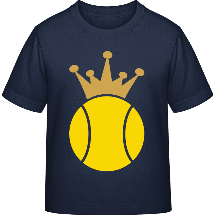 Tennis Ball And Crown T-skjorte for barn contain pic