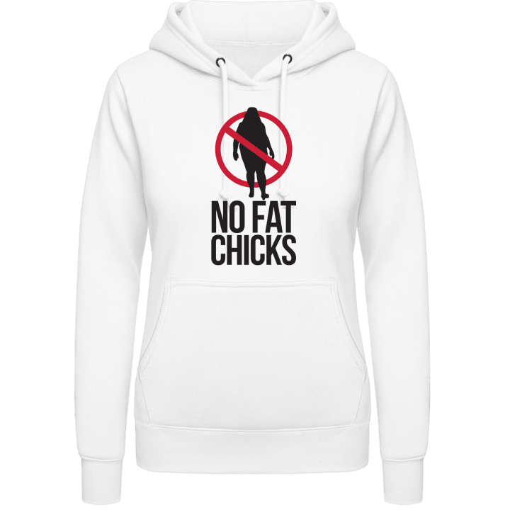 No Fat Chicks Hættetrøje til kvinder 0 image