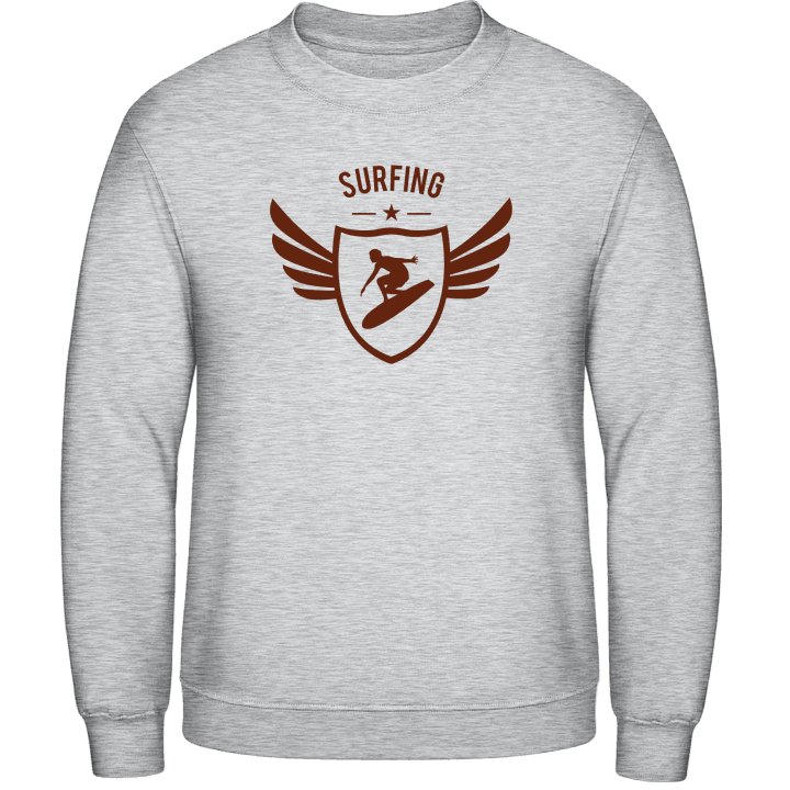 Surfing Winged Sudadera contain pic