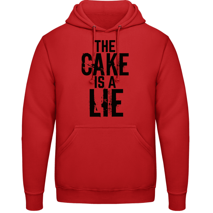 The Cake Is A Lie Logo Sudadera con capucha contain pic