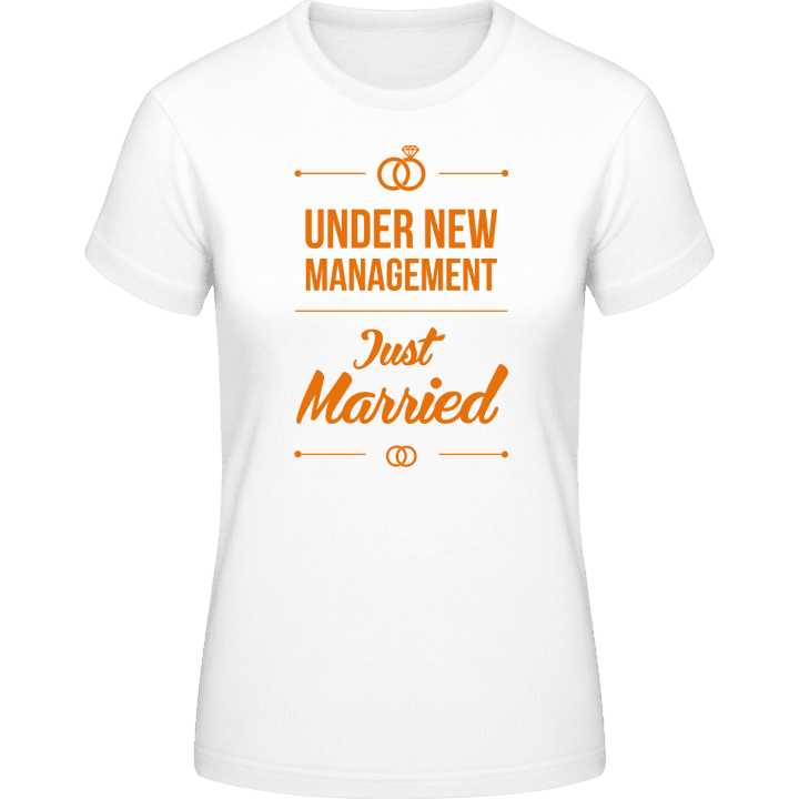 Just Married Under New Management T-shirt til kvinder 0 image