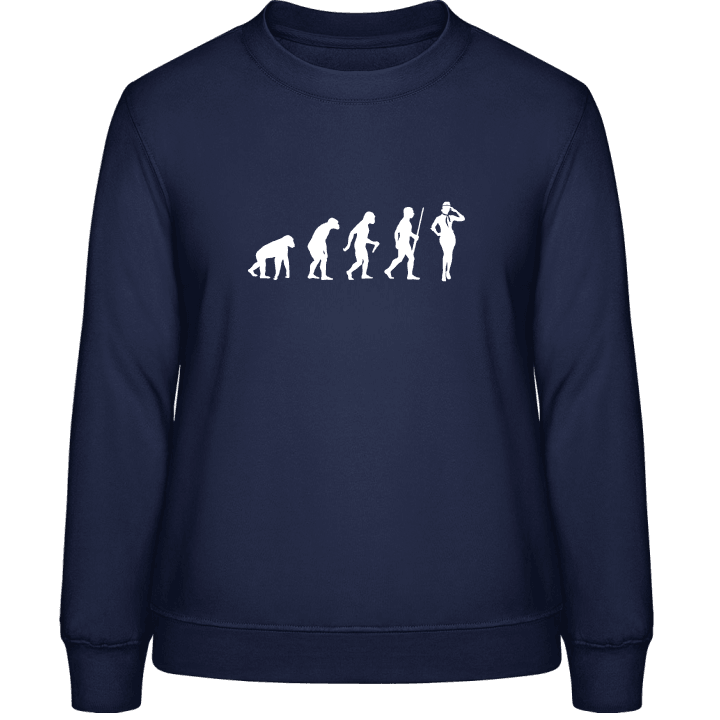 Stewardess Evolution Vrouwen Sweatshirt contain pic