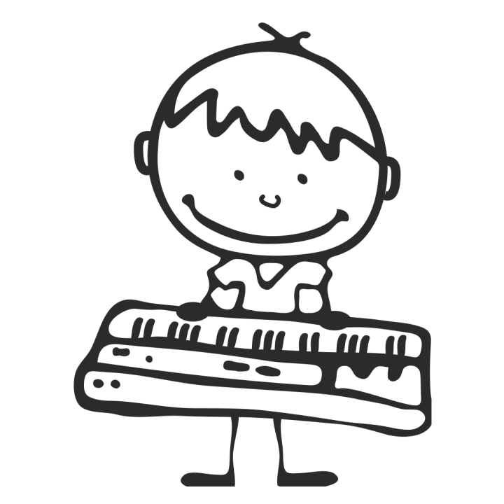 Keyboarder Comic Baby Romper 0 image