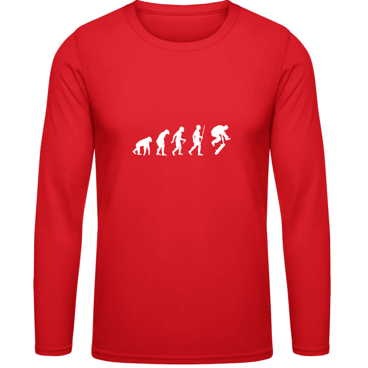 Skating Evolution Humour Long Sleeve Shirt 0 image