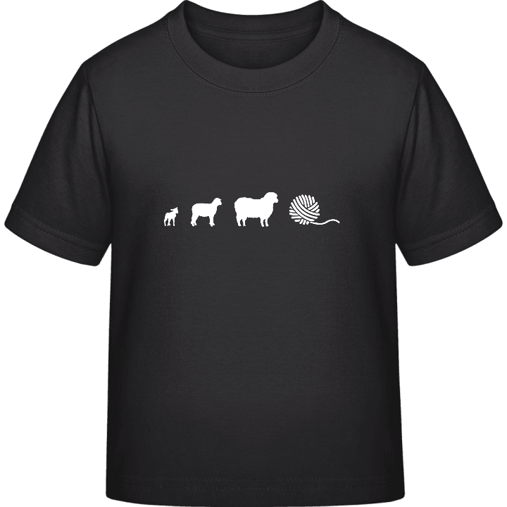 Evolution Of Sheep To Wool T-shirt til børn 0 image