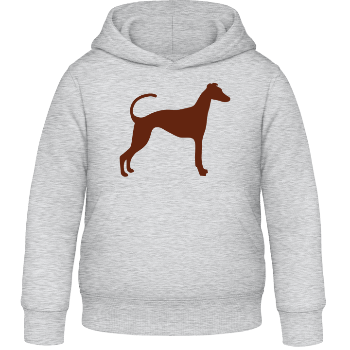 Greyhound Silhouette Felpa con cappuccio per bambini 0 image