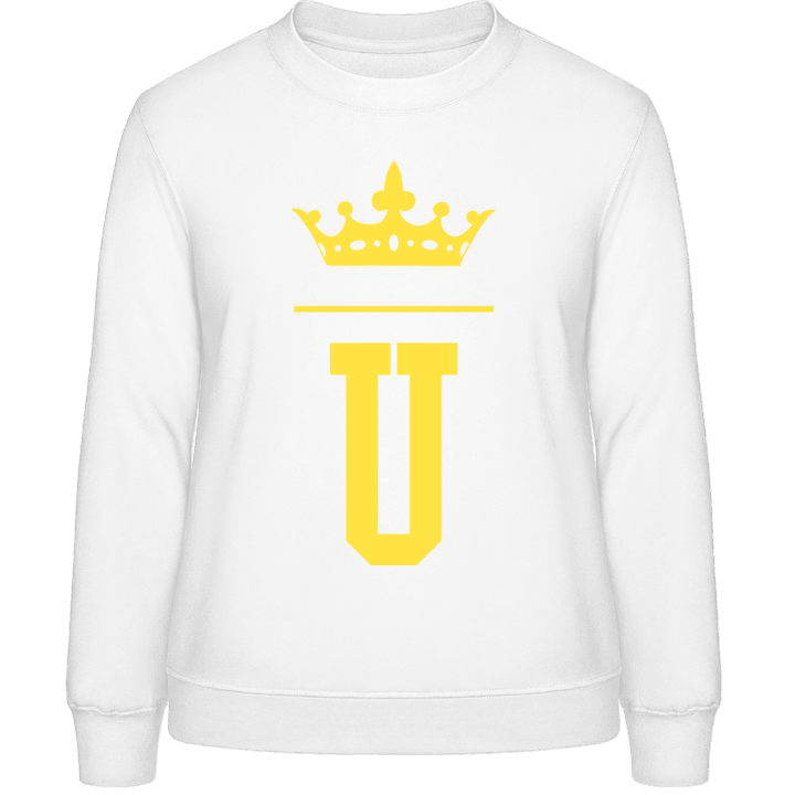 U Initial Letter Frauen Sweatshirt 0 image