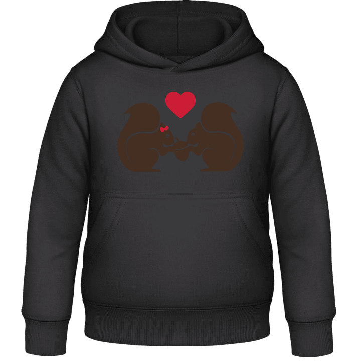 Squirrels In Love Kids Hoodie contain pic
