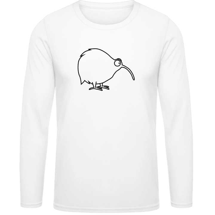 Kiwi Bird Outline T-shirt à manches longues 0 image