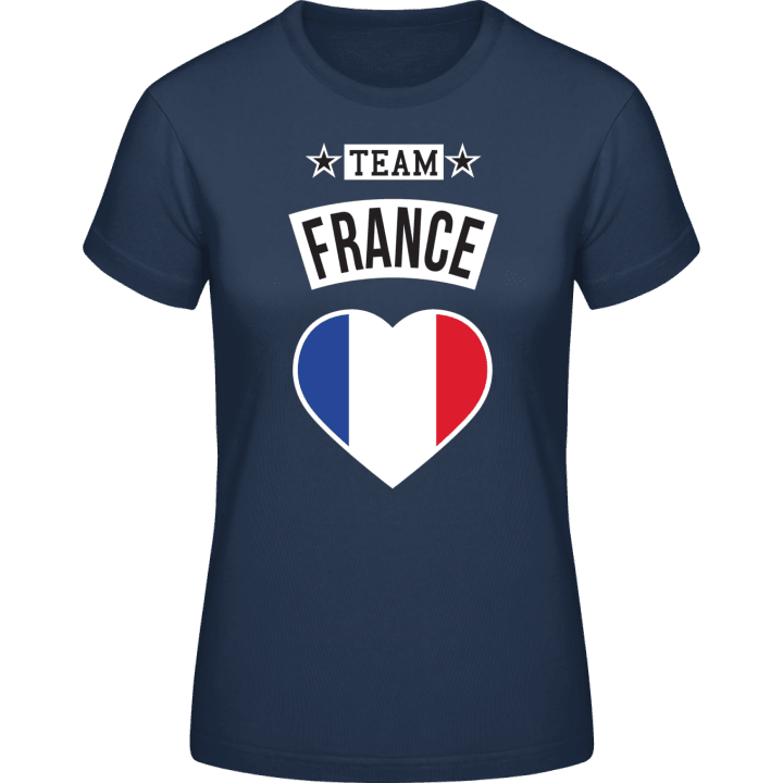 Team France Heart Frauen T-Shirt 0 image
