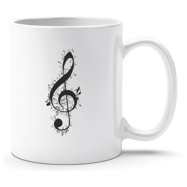 Stylish Music Note Taza contain pic