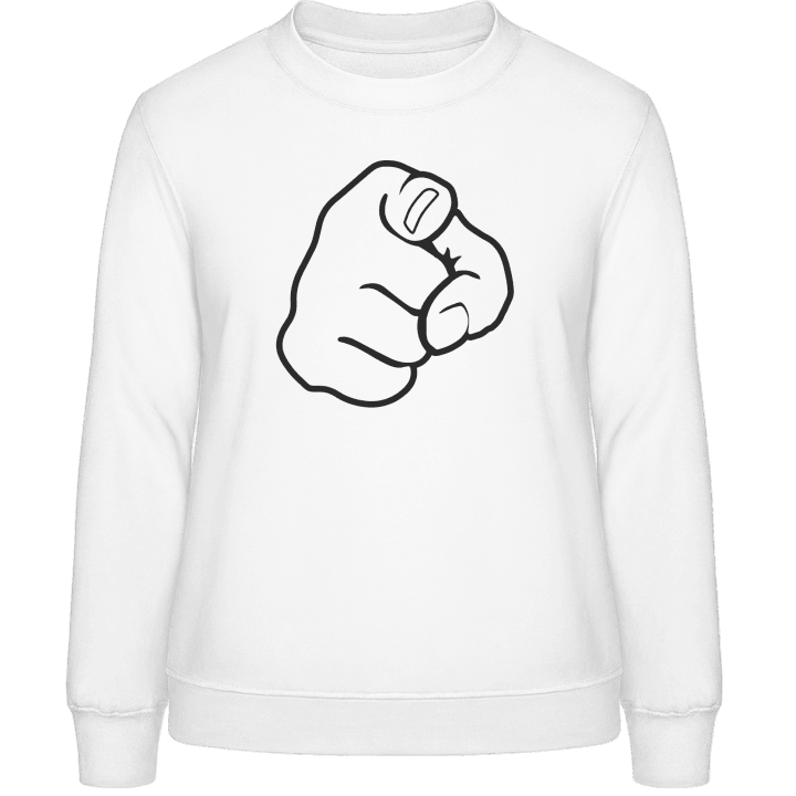You Finger Frauen Sweatshirt contain pic