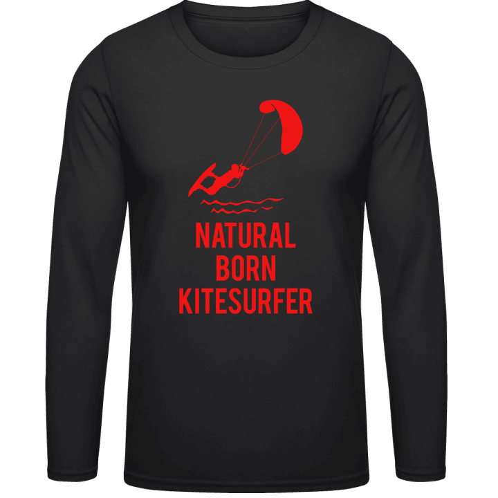 Natural Born Kitesurfer Langarmshirt contain pic
