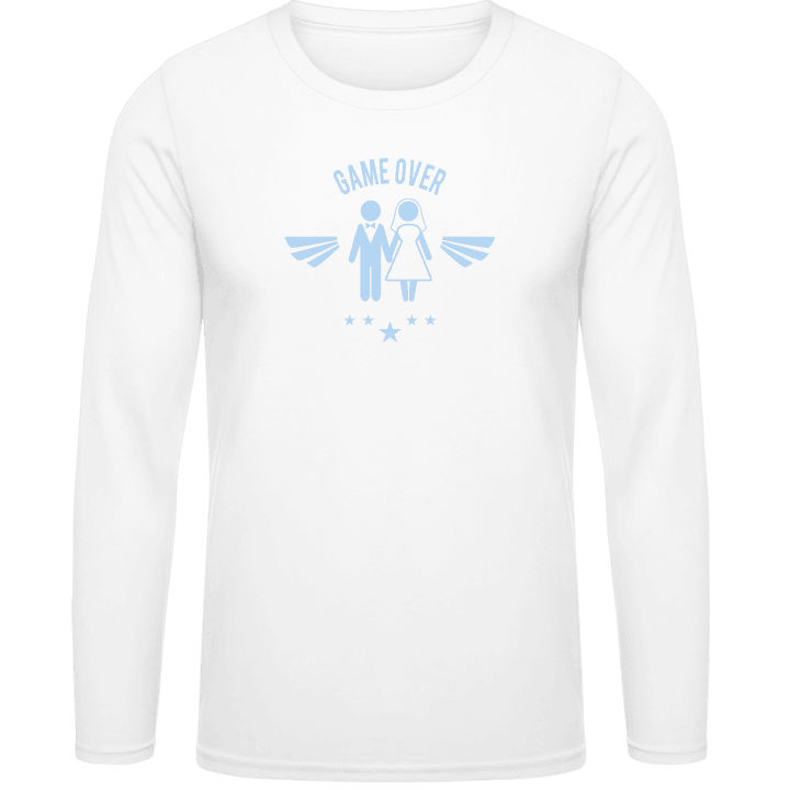 Game Over Wedding T-shirt à manches longues contain pic