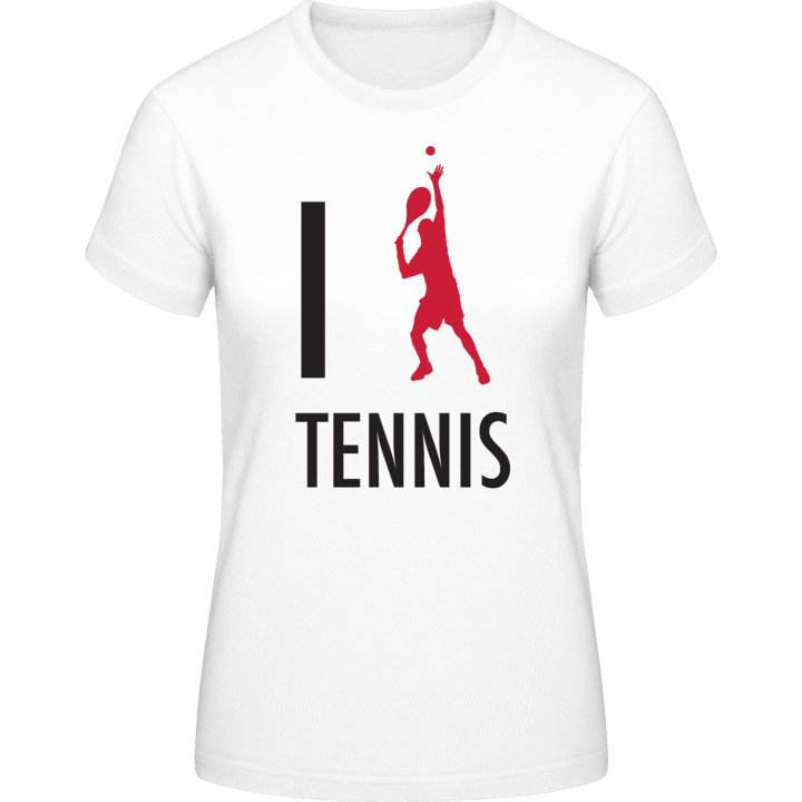 I Love Tennis Vrouwen T-shirt 0 image
