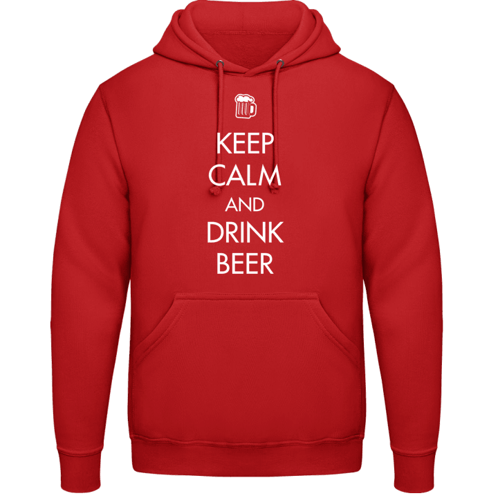 Keep Calm And Drink Beer Sweat à capuche contain pic
