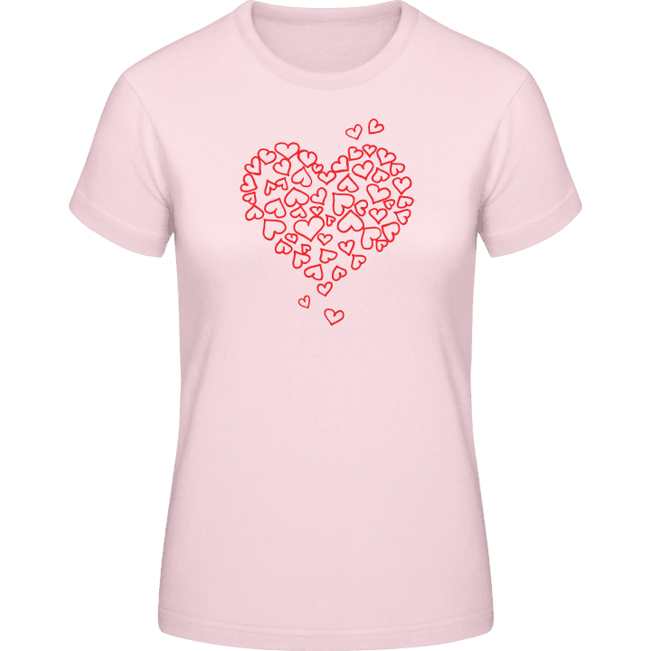 Små Hjerter T-skjorte for kvinner contain pic
