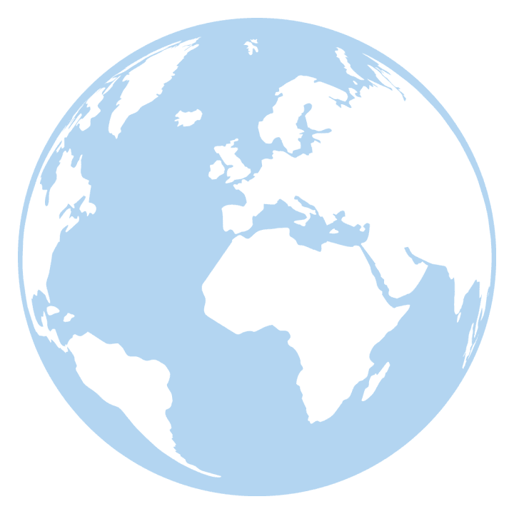 Earth Globe Baby T-skjorte 0 image
