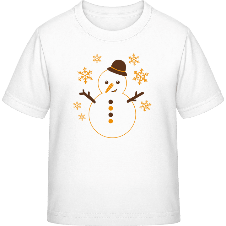 Happy Snowman Kinderen T-shirt 0 image