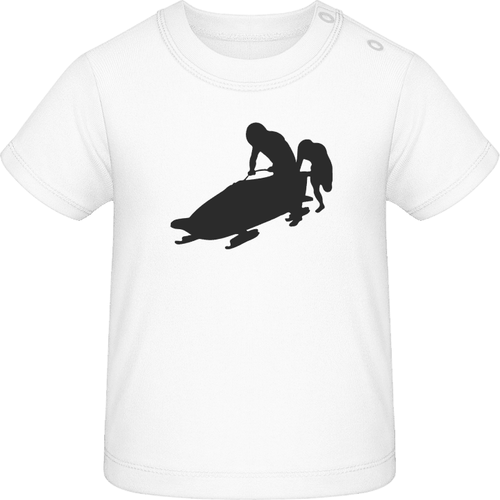 Bobsledding Baby T-Shirt contain pic