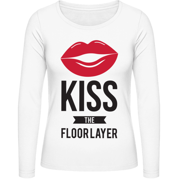 Kiss The Floor Layer Frauen Langarmshirt contain pic