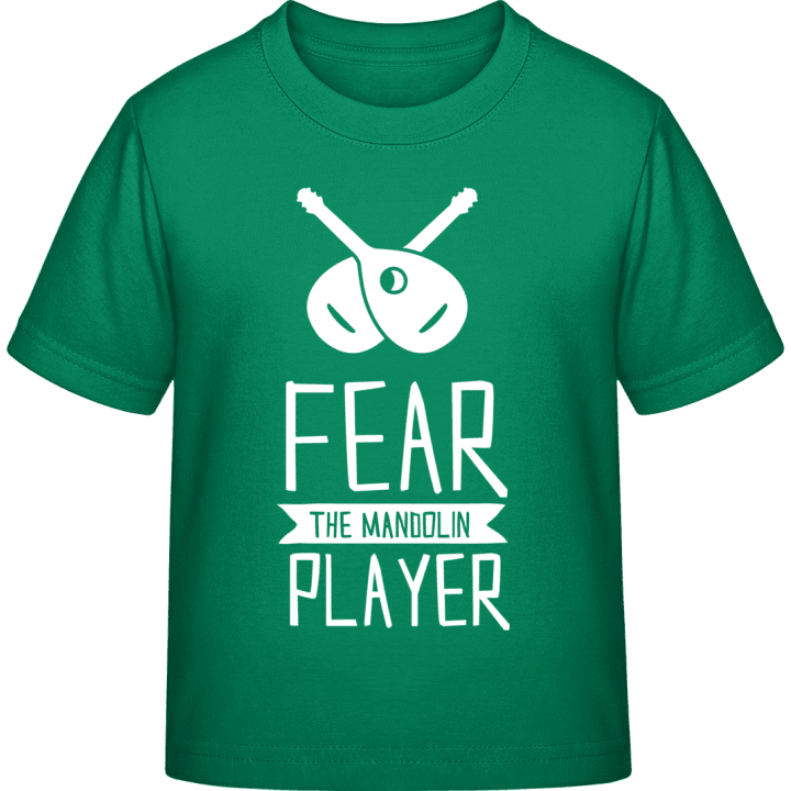 Fear The Mandolin Player T-shirt för barn contain pic