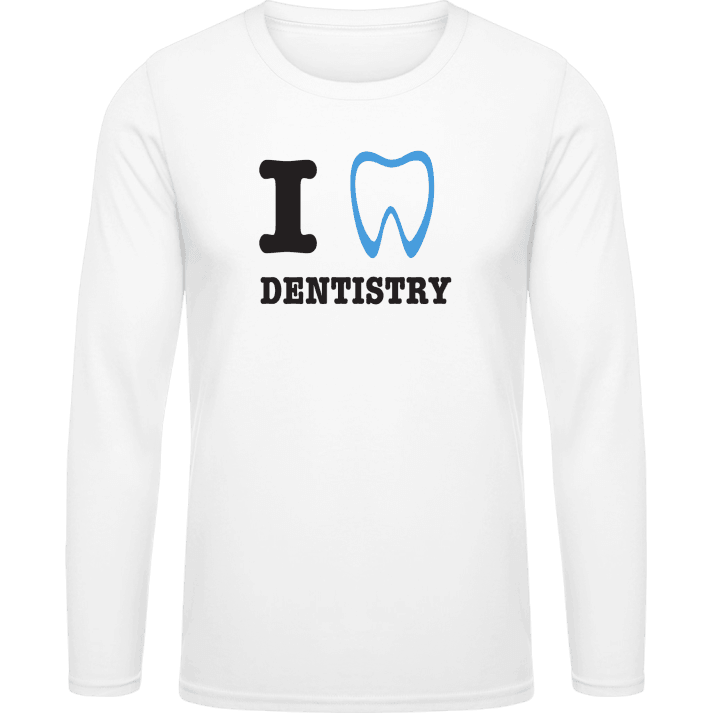 I Love Dentistry T-shirt à manches longues contain pic